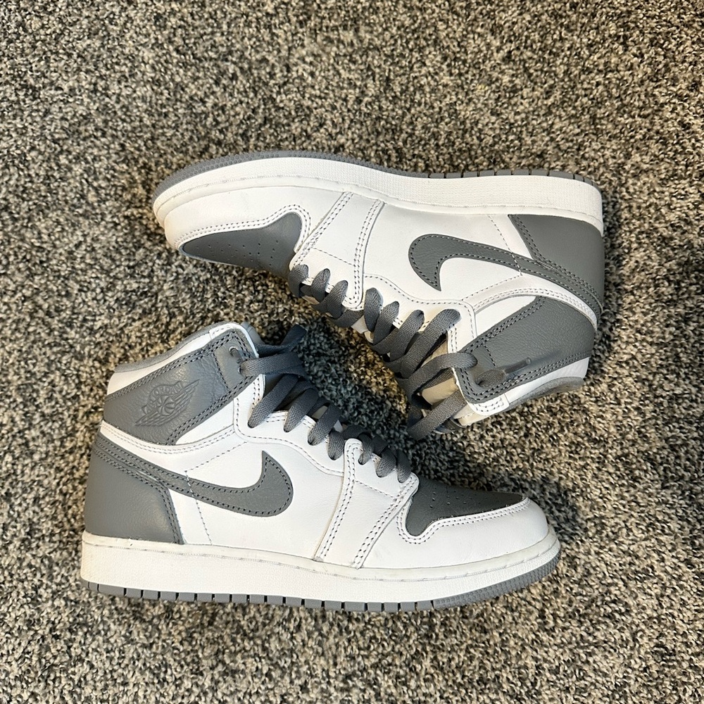 Jordan Women's Sneakers in Gray and White